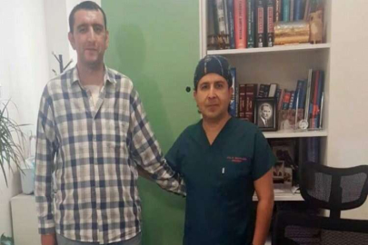Çalıştığı hastanede hayata tutundu