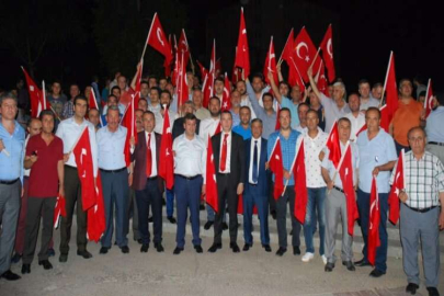 GTO, demokrasi nöbetine katıldı