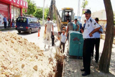 Patlayan doğal gaz borusu paniğe neden oldu