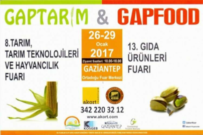 GAPTARIM ve GAPFOOD fuarları açılıyor