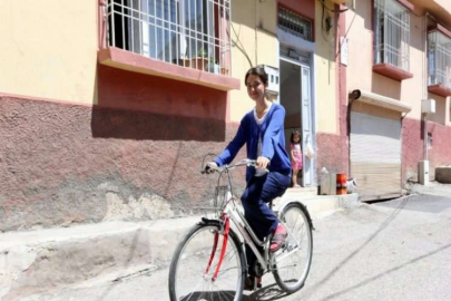 Zehra'nın bisiklet hayali gerçekleşti