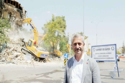 Düztepe polis merkezi yıkıldı