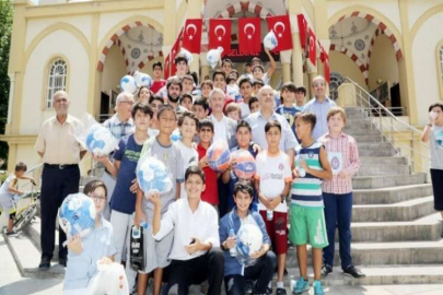 Camiler çocuklarla şenleniyor