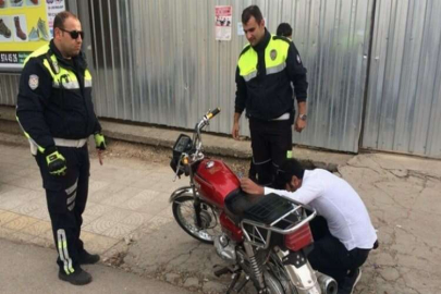 Gaziantep’te çalınan motosiklet Adıyaman’da yakalandı