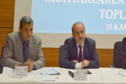 Oğuzeli'nde muhtarlar toplantısı