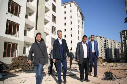 Şehit yakınları için yapılan konutlar yükseliyor