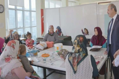Oğuzeli Belediyesi’nden, ev hanımlarına meslek kursu