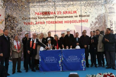 GAZİANTEP SAVUNMASI VE KAHRAMANLIK PANORAMASI MÜZESİ'NİN TEMELİ ATILDI