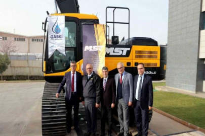 GASKİ, MAKİNA PARKINI MST EKSKAVATÖR İLE GÜÇLENDİRDİ