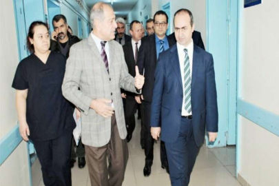 Sağlık müdürü hastaneleri inceledi