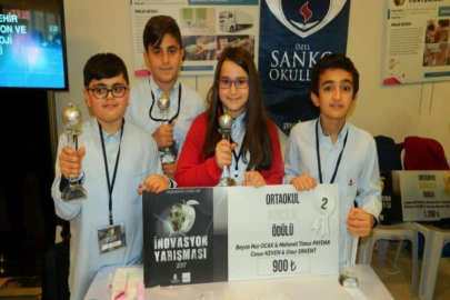 SANKO ORTAOKULU ÖĞRENCİLERİ TÜRKİYE İKİNCİSİ OLDU