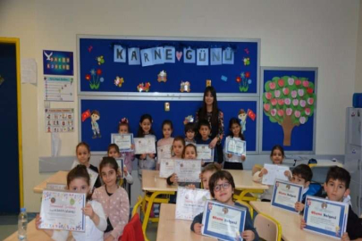 Gaziantep Kolej Vakfı’nda karne coşkusu
