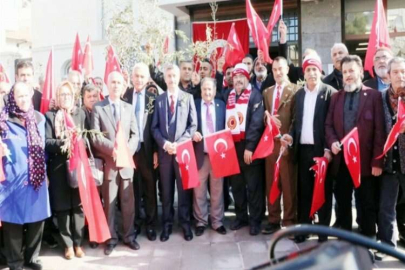 Şehit ailelerinden zeytin dalı operasyonuna destek