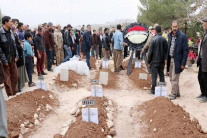 Feci kazada ölen 9 kişi gözyaşlarıyla defnedildi