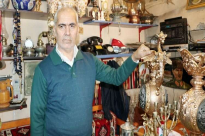 Varını yoğunu antika eşyalara yatırdı