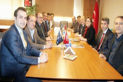 KOÇER, ŞAHİN VE FADILOĞLU'NDAN GAİMDER'E TEBRİK ZİYARETİ