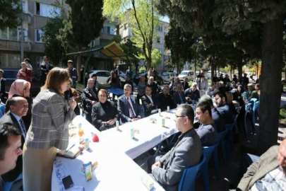 Başkan Şahin, mahalle sakinleriyle bir araya geldi