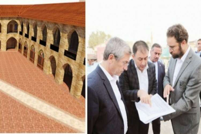 Mecidiye han adım adım tamamlanıyor