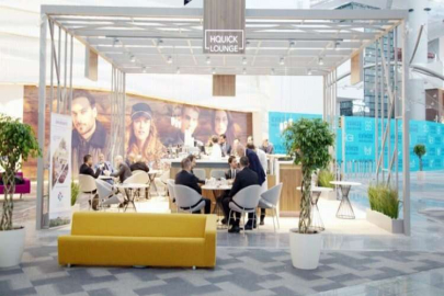 HKÜ’nün kendi markası dünyanın en büyük havalimanında