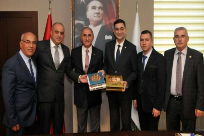 TAVŞANLI TİCARET VE SANAYİ ODASI GSO'YA ZİYARETTE BULUNDU