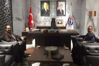 Yılmazkaya'dan Rektör Gür'e ziyaret
