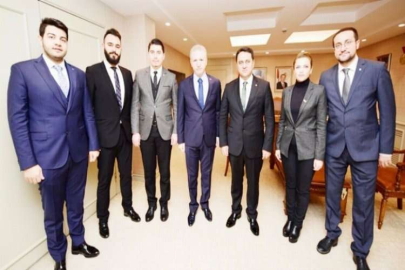 İMO yöneticileri Vali Davut Gül’ü ziyaret etti