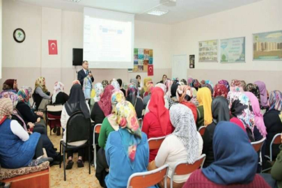 Kadınlara, uyuşturucuyla mücadele yöntemi anlatıldı