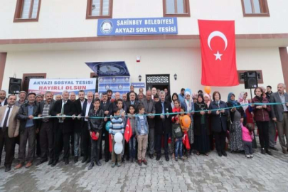 Akyazı sosyal tesisi açıldı