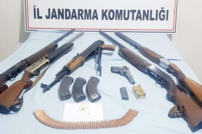 Jandarmadan silah kaçakçılarına operasyon