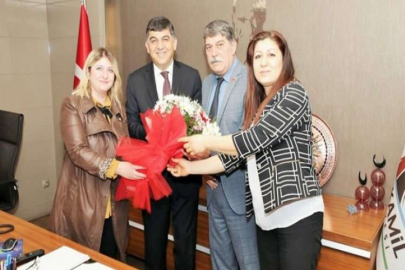 FADILOĞLU, TEBRİKLERİ MAKAMINDA KABUL EDİYOR