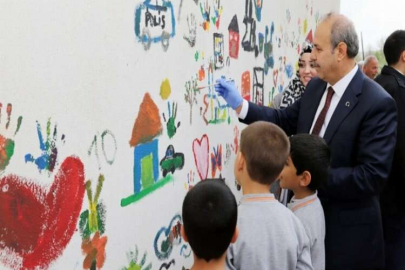 Öğrencilerin hayalleri duvarları şenlendirdi