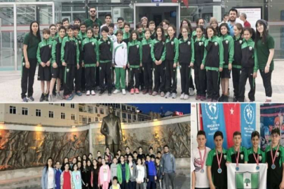 Bölge şampiyonasından 19 madalya ile döndüler