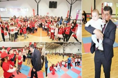 İBRAHİMLİ SPOR MERKEZİ MİNİKLERİ AĞIRLADI