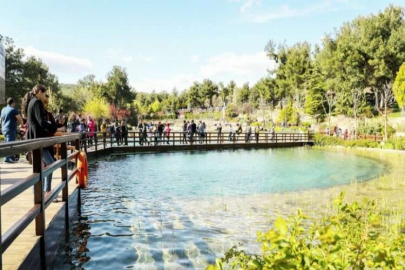 Dülük, lalelerle bir başka güzel