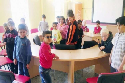 Engelli öğrenciler için masal saati