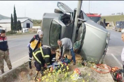 Trafik kazası: 1 yaralı