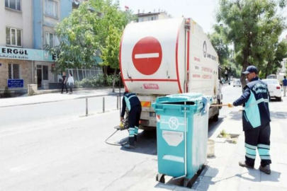 Çöp konteynerleri düzenli olarak temizleniyor