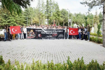 GAZİANTEPLİ GENÇLER "15 TEMMUZ RUHUNU" YERİNDE YAŞADILAR