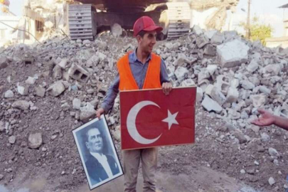 Yıkımda bayrak seferberliği