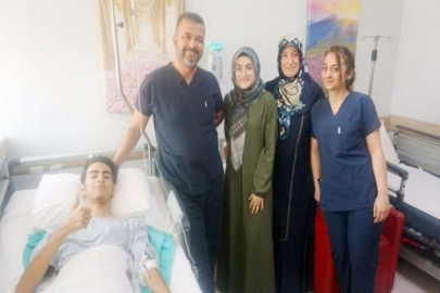 Bademcik ameliyatı ile sağlığına kavuştu