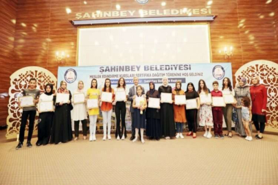 Şahinbeyli girişimciler sertifikalarını aldı