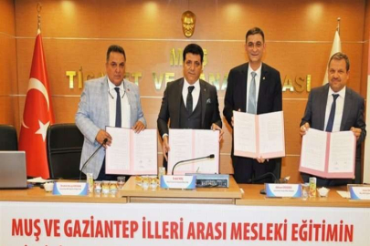 GAZİANTEP VE MUŞ ARASINDA İŞBİRLİĞİ