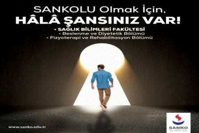 “SANKOLU OLMAK İÇİN HALA ŞANSINIZ VAR”