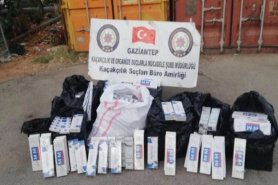 6 bin 250 paket kaçak sigara ele geçirildi
