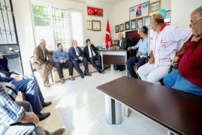 Fadıloğlu, 9 mahalle muhtarını ziyaret etti