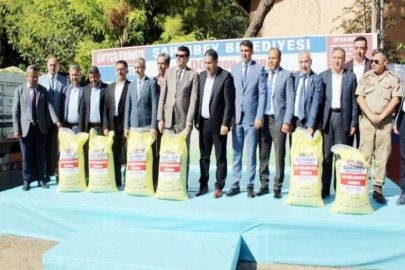 Şahinbey Belediyesi çiftçilere destek olmaya devam ediyor