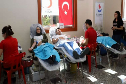 SANKO ÜNİVERSİTESİ'NDE KAN BAĞIŞI KAMPANYASI DÜZENLENDİ