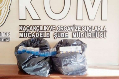 520 paket kaçak sigara ele geçirildi