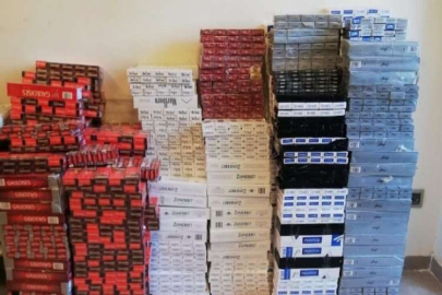 5 bin 145 paket kaçak sigara ele geçirildi
