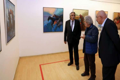 Ressam Turhan Ekici’nin sergisine ilgi